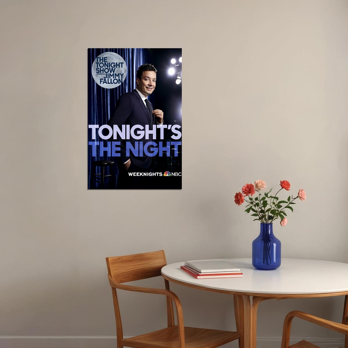 The Tonight Show Starring Jimmy Fallon Poster Wall Art Print Home Wall Decor - xonomax