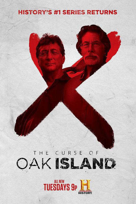 The Curse Of Oak Island Movie Documentary Reality Poster Wall Art Print Home Wall Decor - xonomax
