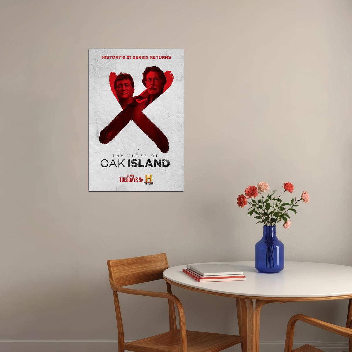 The Curse Of Oak Island Movie Documentary Reality Poster Wall Art Print Home Wall Decor - xonomax