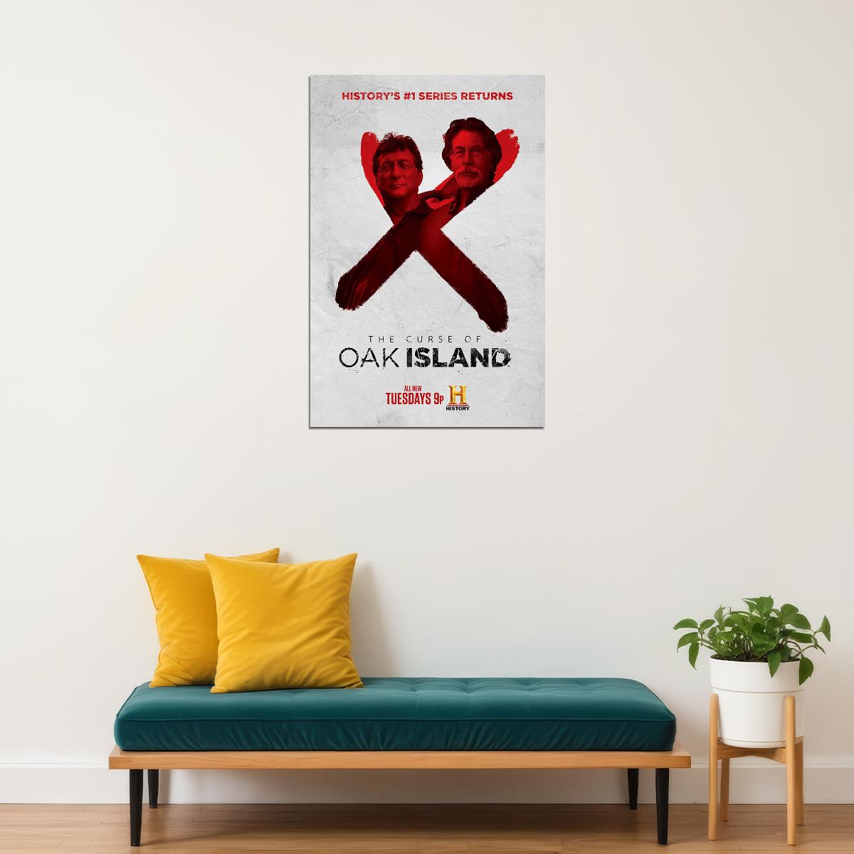The Curse Of Oak Island Movie Documentary Reality Poster Wall Art Print Home Wall Decor - xonomax