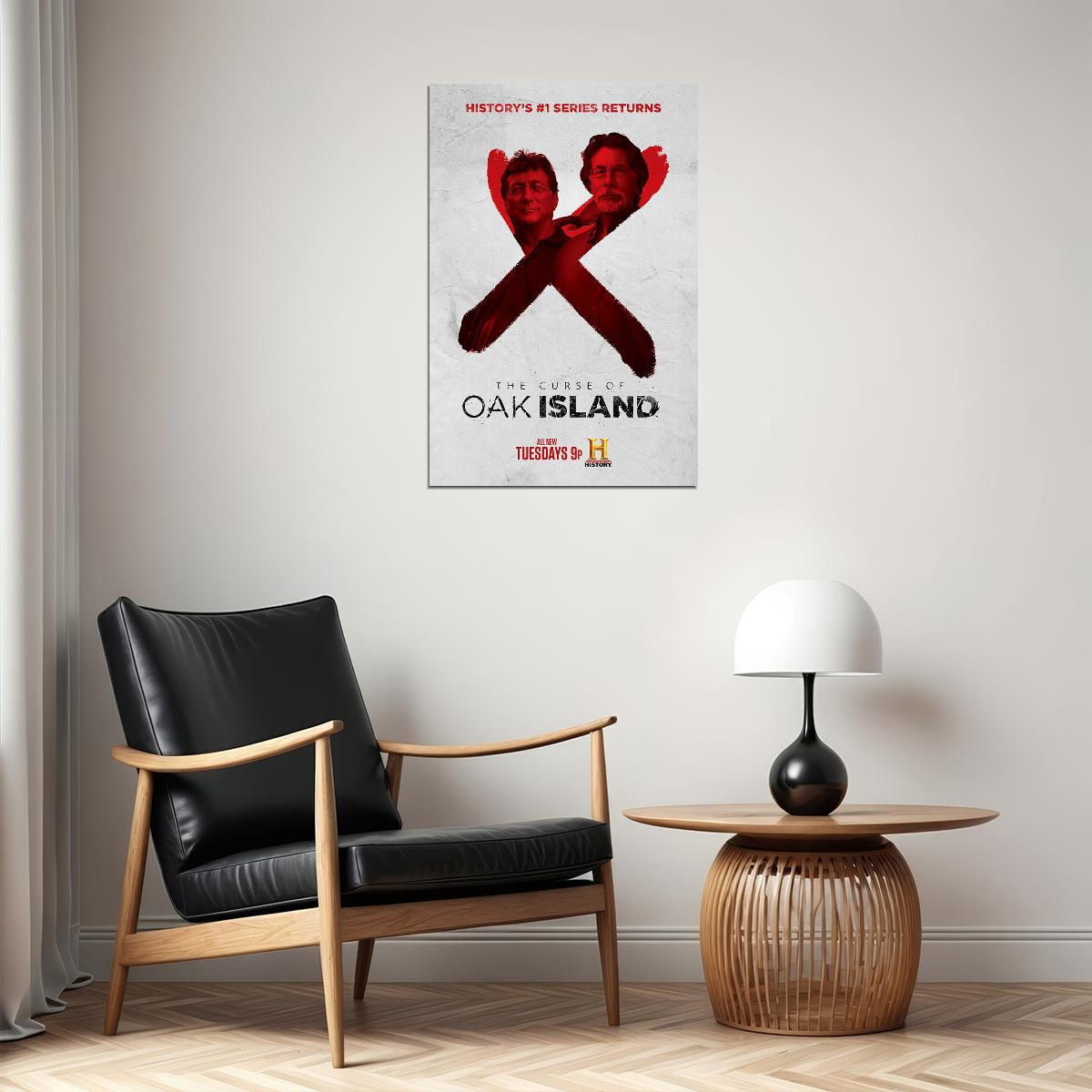The Curse Of Oak Island Movie Documentary Reality Poster Wall Art Print Home Wall Decor - xonomax