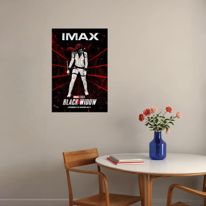 Black Widow Movie Fighting Warriors Action War Poster Wall Art Print Home Wall Decor - xonomax