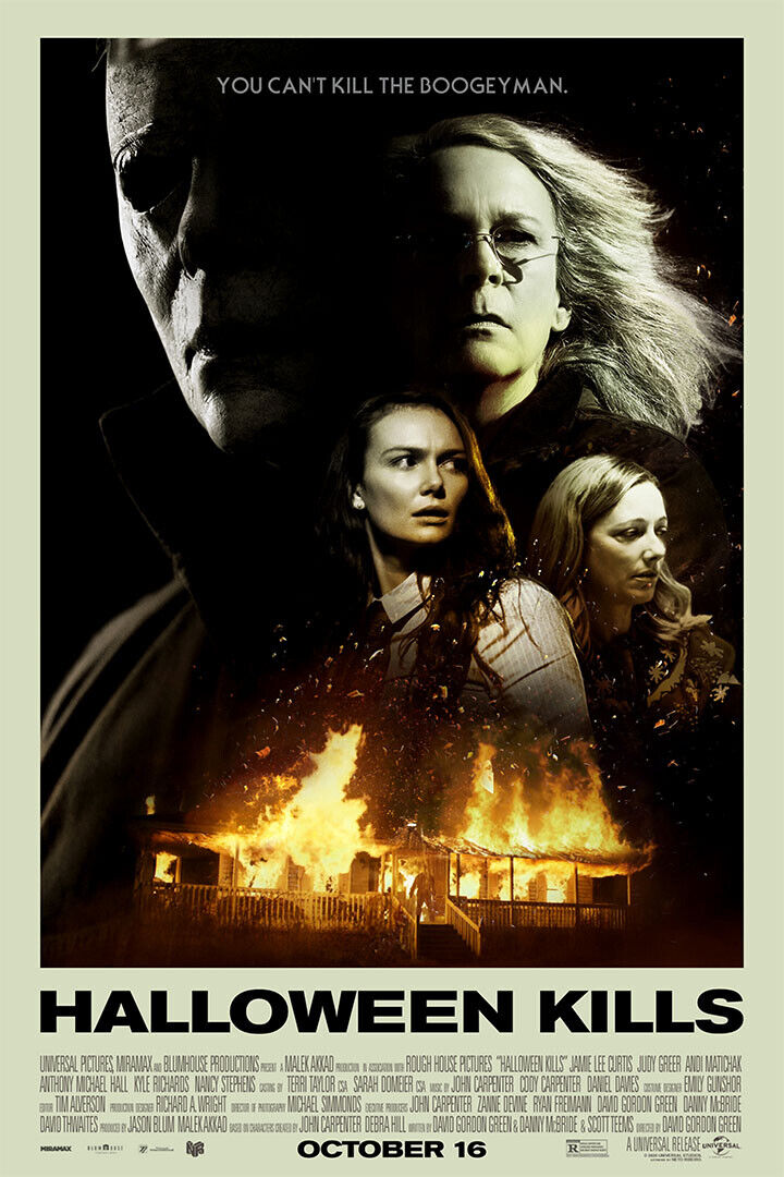 Halloween Kills Movie Horror Thriller Action Poster Wall Art Print Home Wall Decor - xonomax