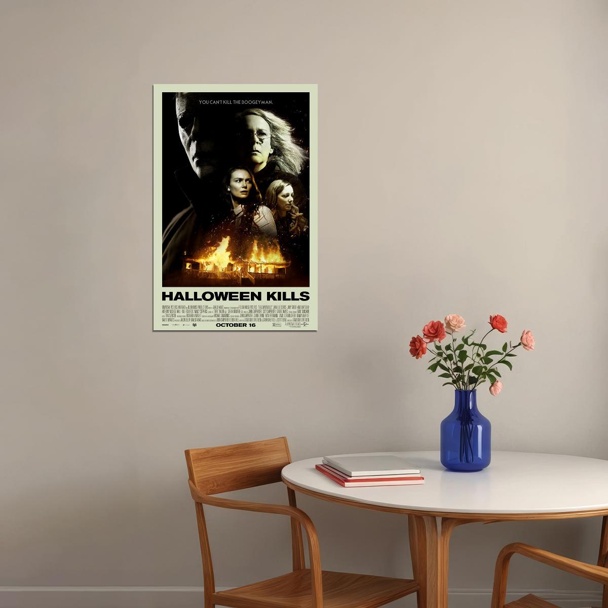 Halloween Kills Movie Horror Thriller Action Poster Wall Art Print Home Wall Decor - xonomax