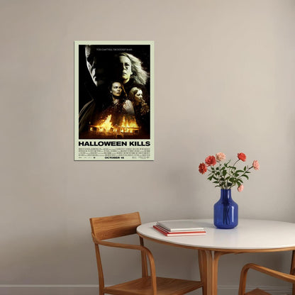 Halloween Kills Movie Horror Thriller Action Poster Wall Art Print Home Wall Decor - xonomax