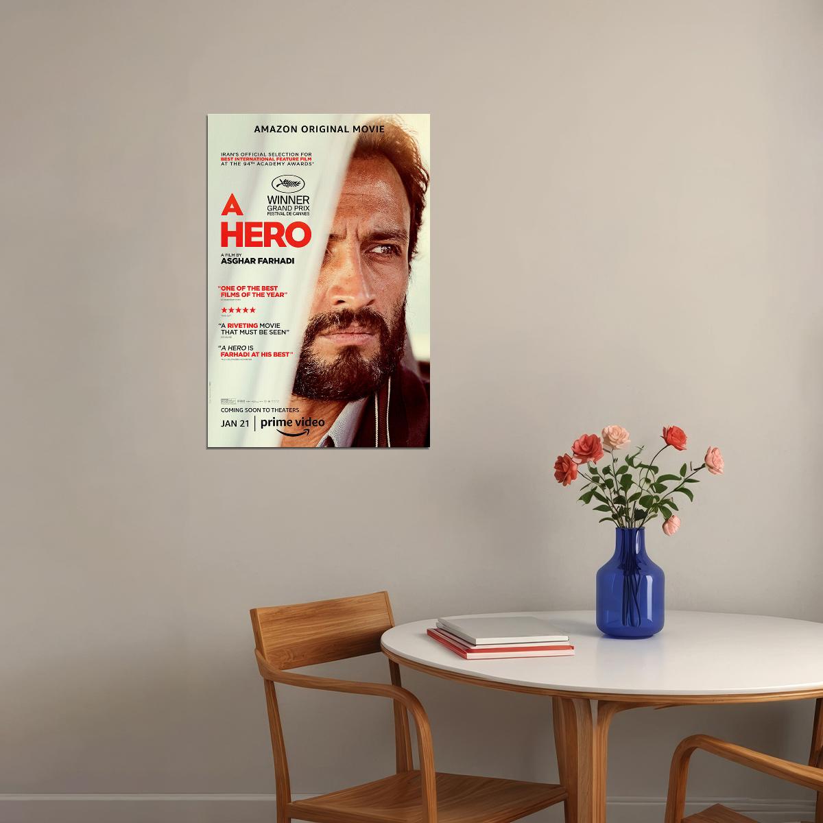 A Hero Movie Drama Thriller Action Poster Wall Art Print Home Wall Decor - xonomax