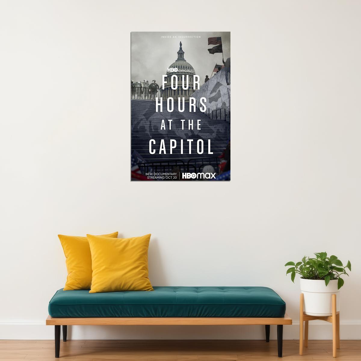 Four Hours At The Capitol Movie Documentary Poster Wall Art Print Home Wall Decor - xonomax