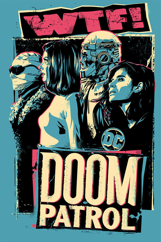 Doom Patrol Full Character Movie Comedy Poster Wall Art Print Home Wall Decor - xonomax