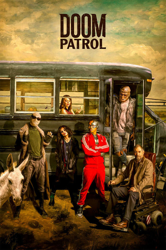 Doom Patrol Full Character Movie Adventure Poster Wall Art Print Home Wall Decor - xonomax