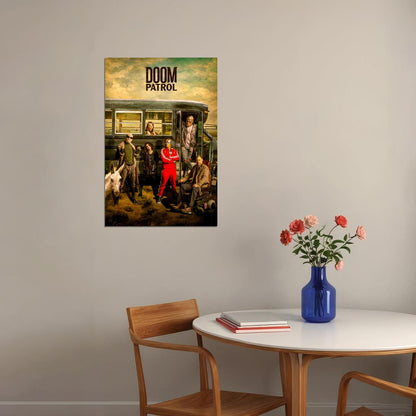 Doom Patrol Full Character Movie Adventure Poster Wall Art Print Home Wall Decor - xonomax