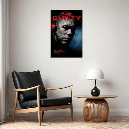 The Guilty Movie Drama Crime Thriller Poster Wall Art Print Home Wall Decor - xonomax