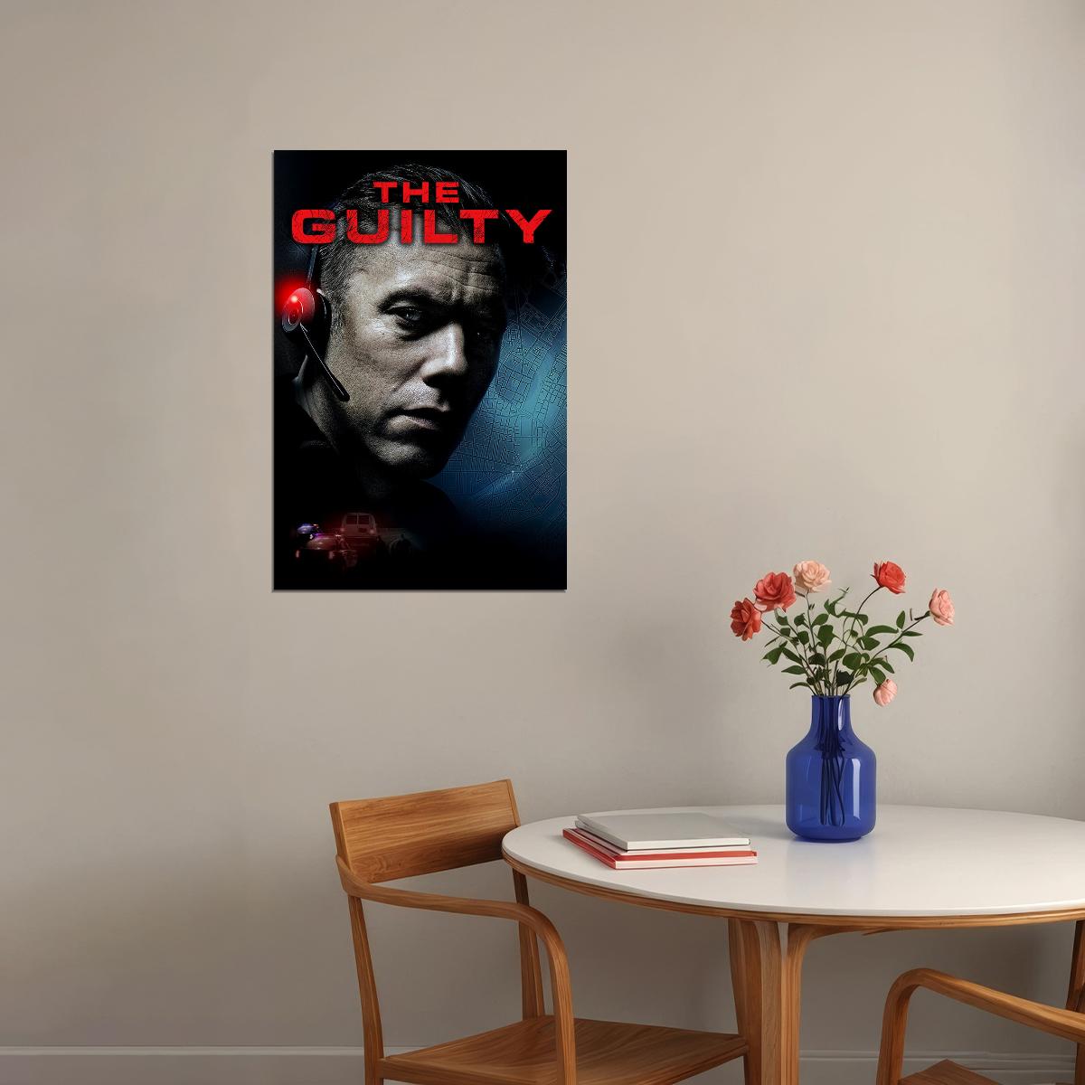 The Guilty Movie Drama Crime Thriller Poster Wall Art Print Home Wall Decor - xonomax