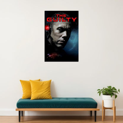 The Guilty Movie Drama Crime Thriller Poster Wall Art Print Home Wall Decor - xonomax