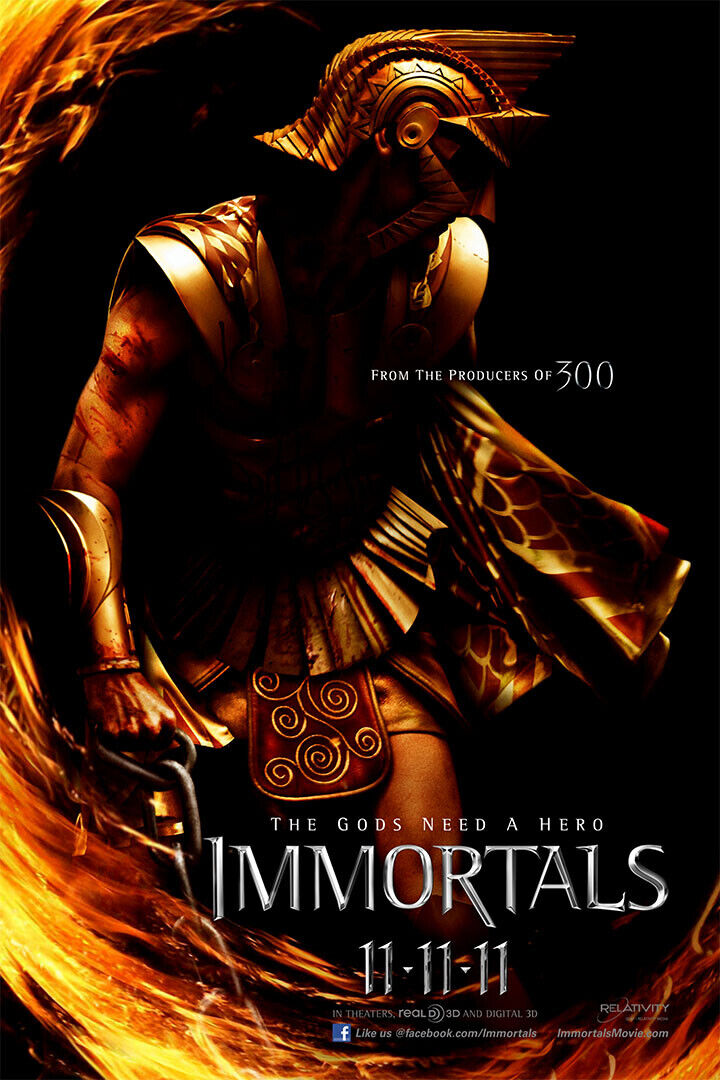 The Immortals Full Character Movie Action Drama Poster Wall Art Print Home Wall Decor - xonomax