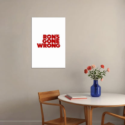 Ron's Gone Wrong Movie Animation Child Robot Friendship Poster Wall Art Print Home Wall Decor - xonomax