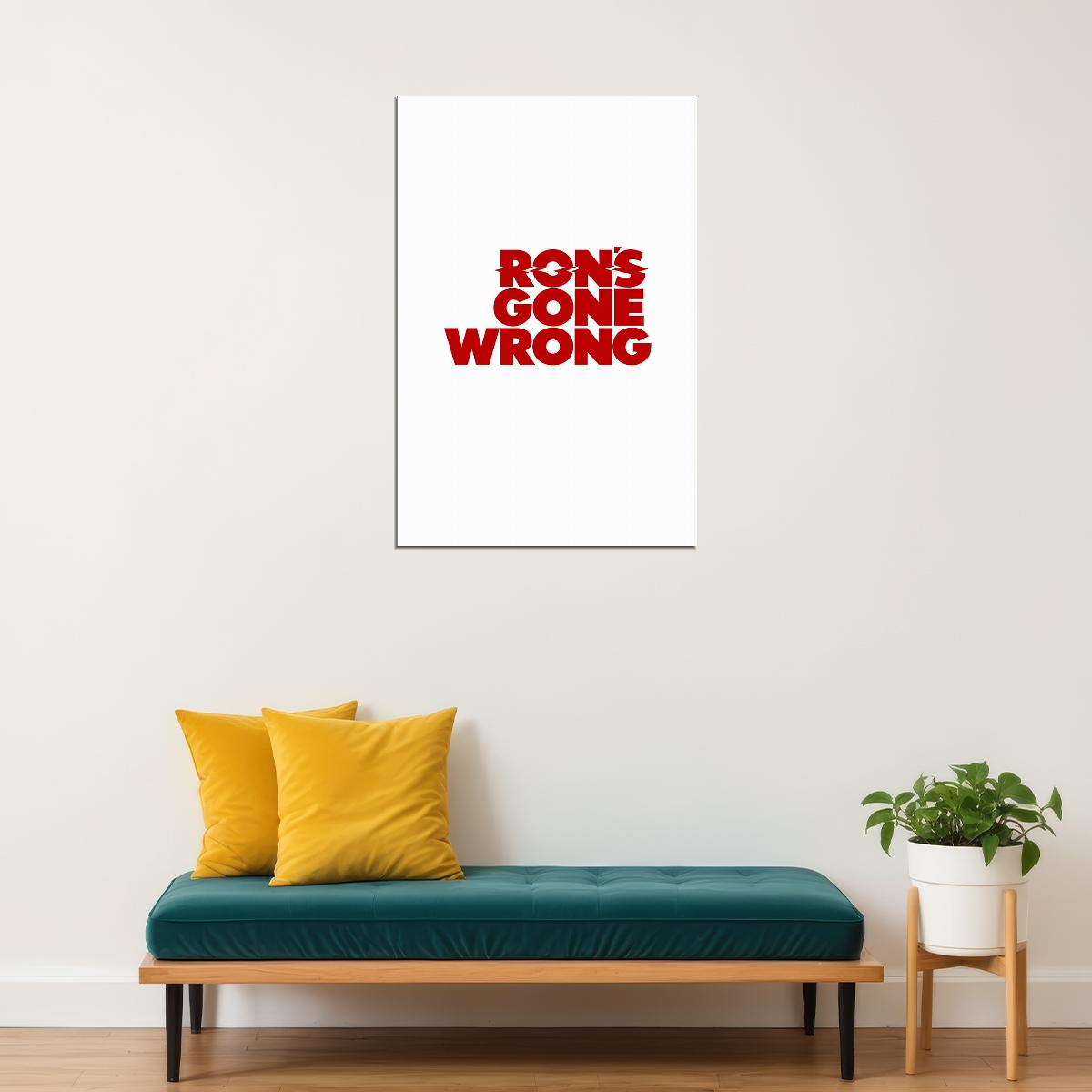 Ron's Gone Wrong Movie Animation Child Robot Friendship Poster Wall Art Print Home Wall Decor - xonomax