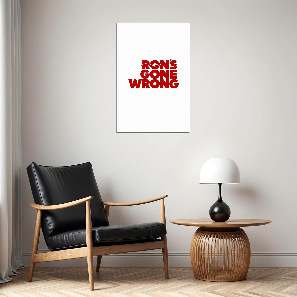 Ron's Gone Wrong Movie Animation Child Robot Friendship Poster Wall Art Print Home Wall Decor - xonomax