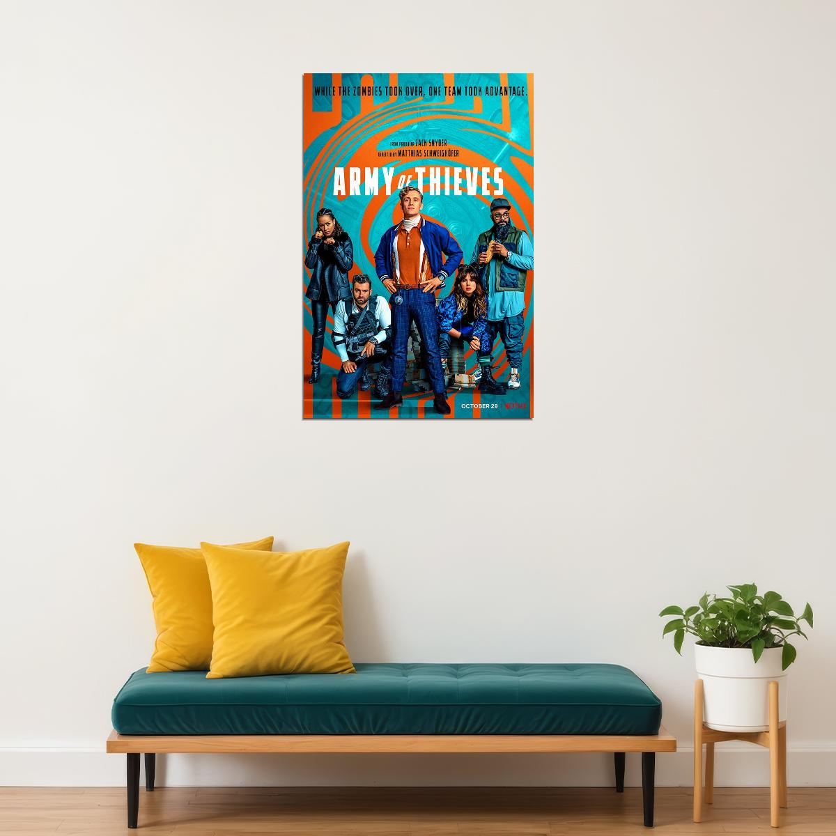 Army Of Thieves Movie Comedy Action Crime Poster Wall Art Print Home Wall Decor - xonomax