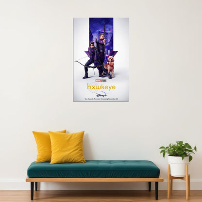 Hawkeye Movie Action Adventure Poster Wall Art Print Home Wall Decor - xonomax