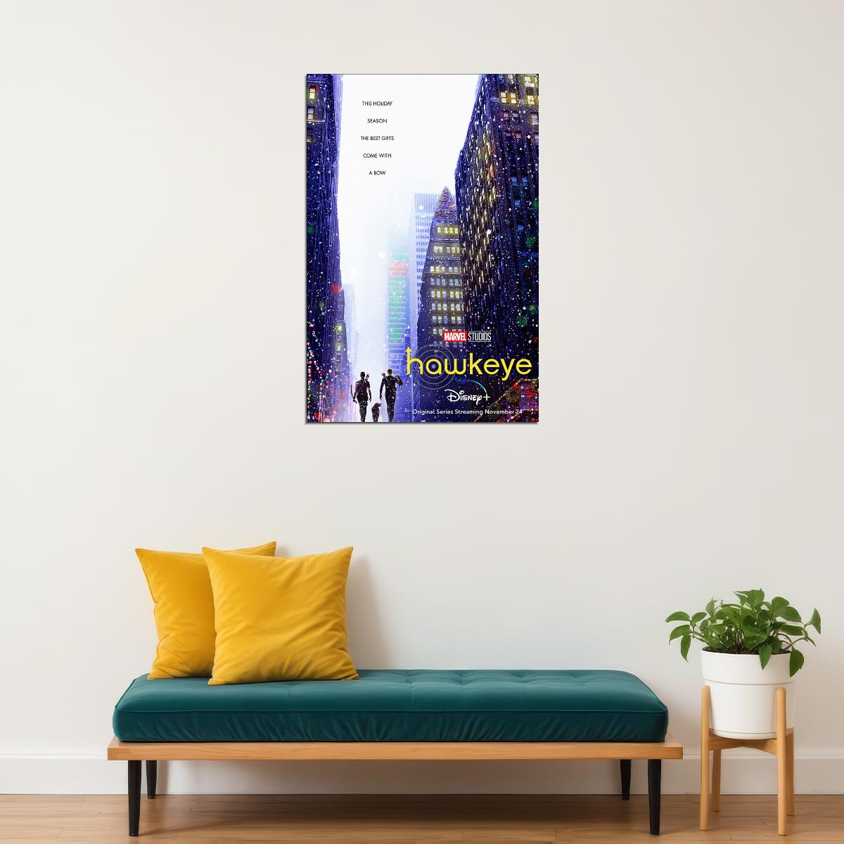 Hawkeye Movie Adventure Action Poster Wall Art Print Home Wall Decor - xonomax