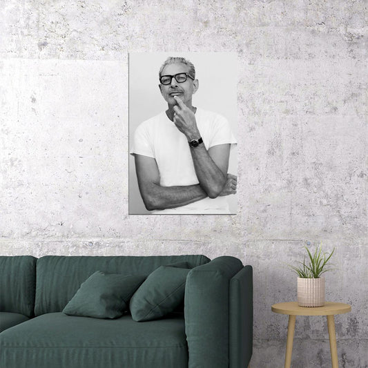 Jeff American Movie Actor Famous Artist Poster Wall Art Print Home Wall Decor - xonomax