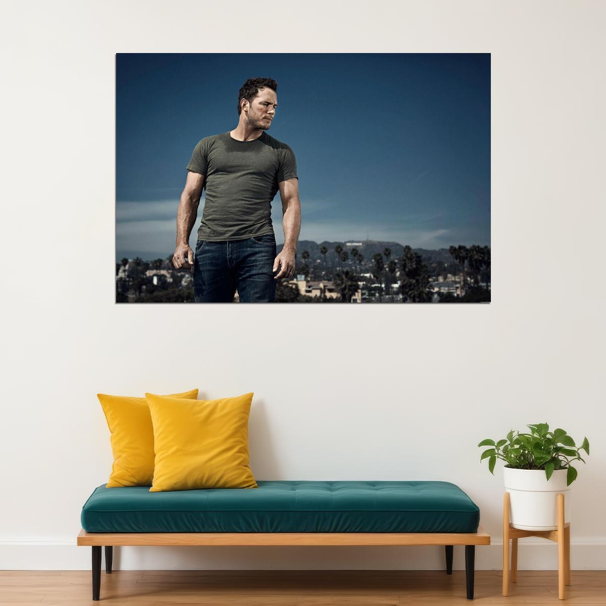 Pratt American Cinema Actor Voiceover Artist Poster Wall Art Print Home Wall Decor - xonomax