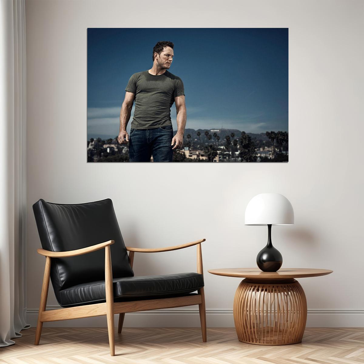 Pratt American Cinema Actor Voiceover Artist Poster Wall Art Print Home Wall Decor - xonomax