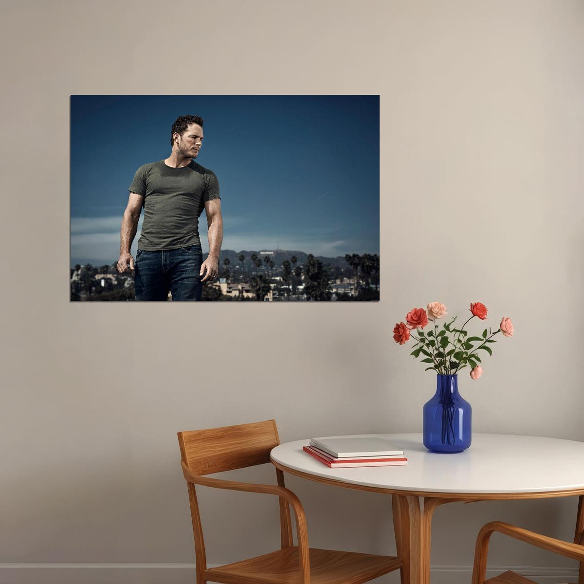 Pratt American Cinema Actor Voiceover Artist Poster Wall Art Print Home Wall Decor - xonomax