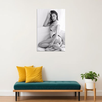 Bella American Woman Model Attractive Woman Poster Wall Art Print Home Wall Decor - xonomax