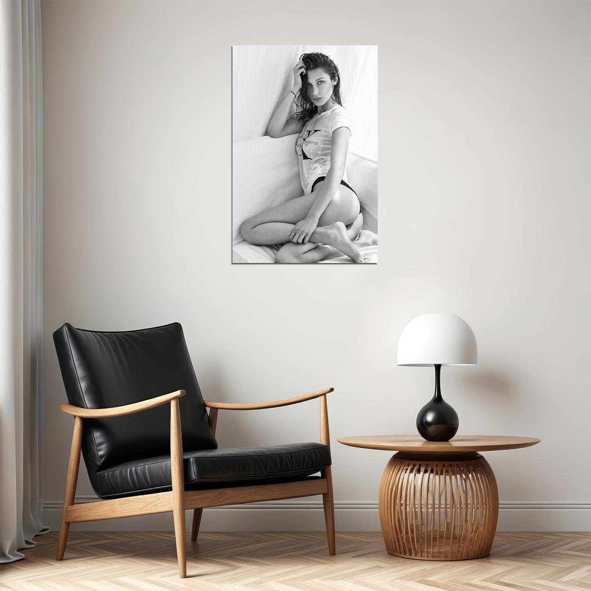 Bella American Woman Model Attractive Woman Poster Wall Art Print Home Wall Decor - xonomax