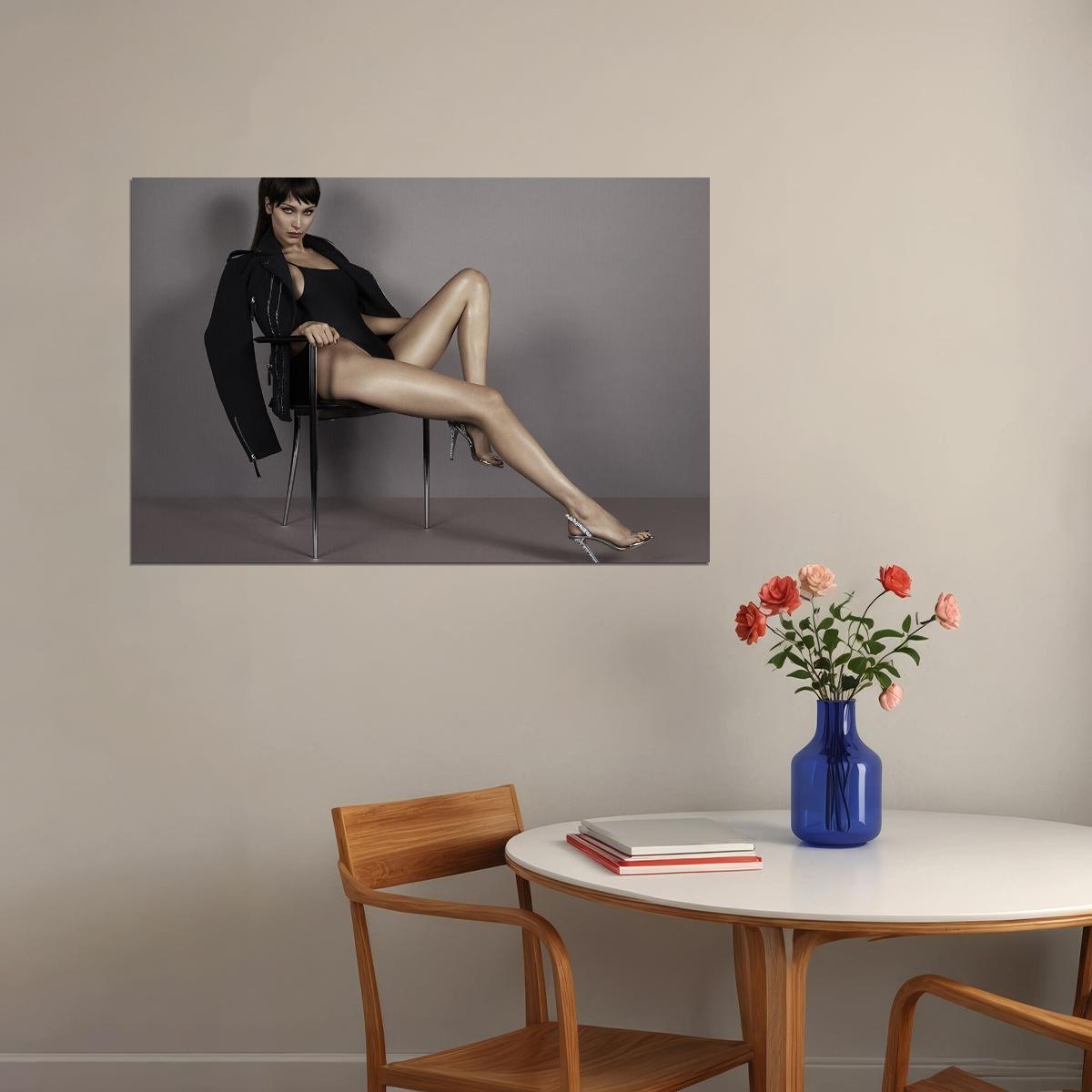 Bella American Woman Model Best Model Poster Wall Art Print Home Wall Decor - xonomax