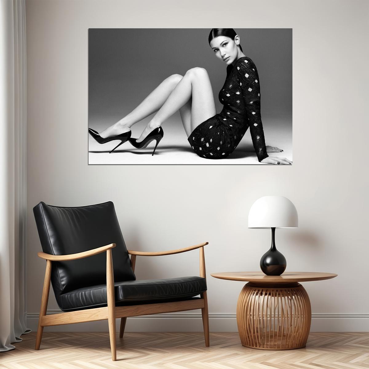 Bella American Woman Model Muslim Model Poster Wall Art Print Home Wall Decor - xonomax
