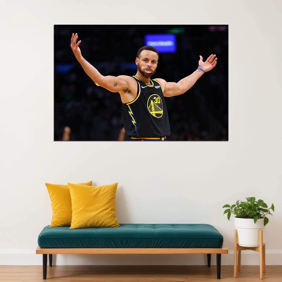 Golden State Warriors Championship Curry Show Poster Wall Art Print Home Wall Decor - xonomax