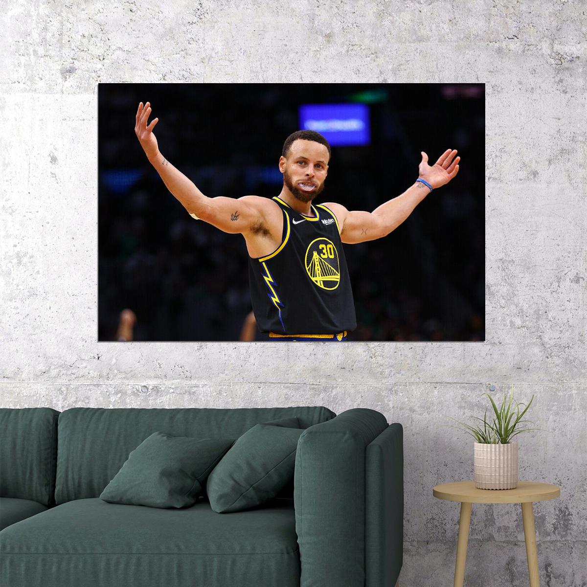 Golden State Warriors Championship Curry Show Poster Wall Art Print Home Wall Decor - xonomax