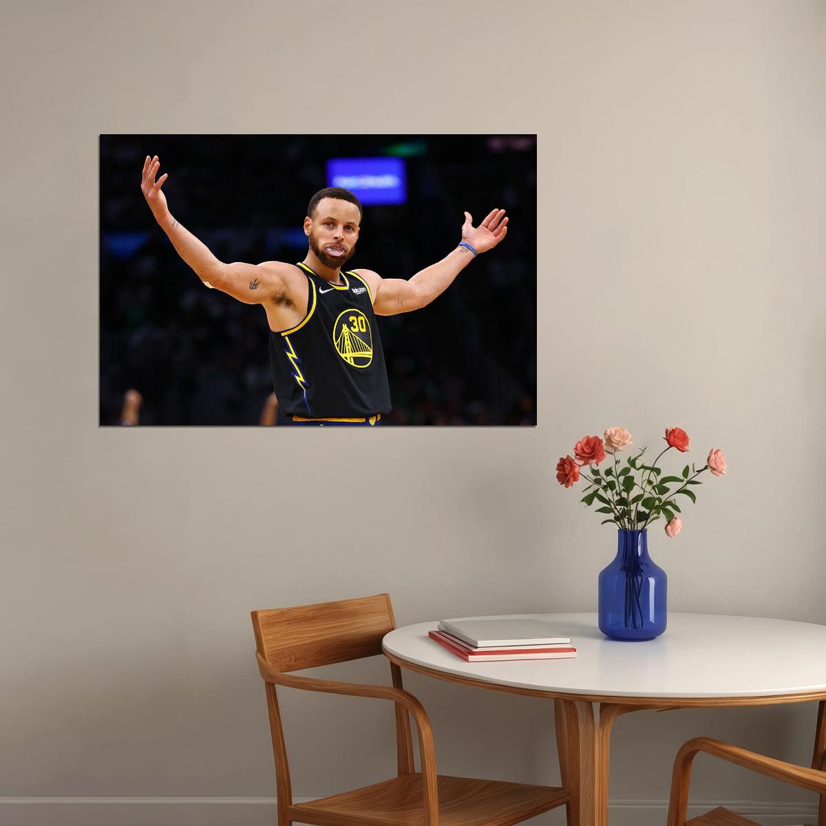 Golden State Warriors Championship Curry Show Poster Wall Art Print Home Wall Decor - xonomax