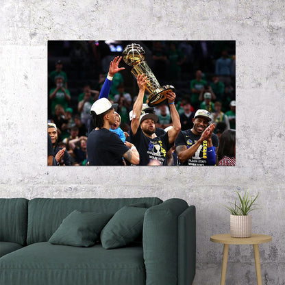 Curry Finals Golden State Warrior Champ Celebration Poster Wall Art Print Home Wall Decor - xonomax