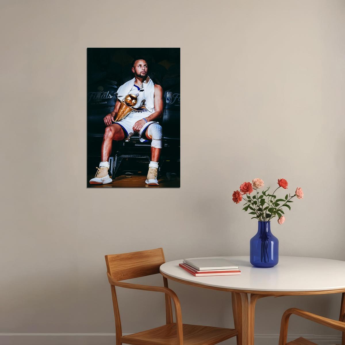 Curry Playoff Finals Mvp Golden State Warriors 2022 Poster Wall Art Print Home Wall Decor - xonomax