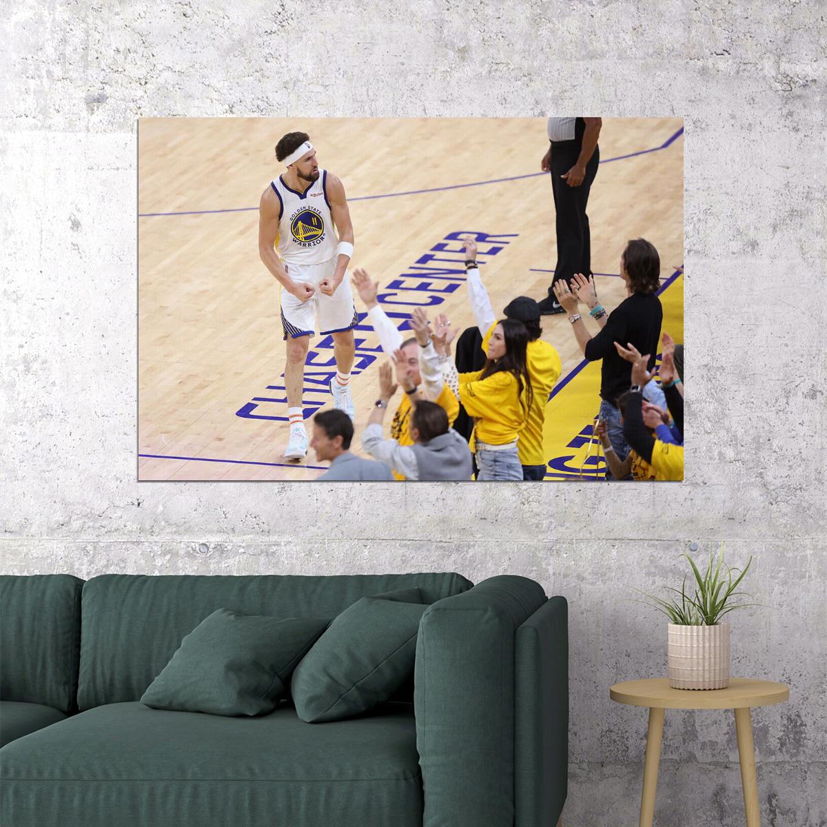 Klay Golden State Warriors Champions 2022 Poster Wall Art Print Home Wall Decor - xonomax