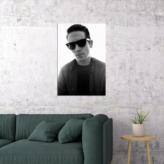 G-eazy American Singer Posing With Sunglasses Poster Wall Art Print Home Wall Decor - xonomax