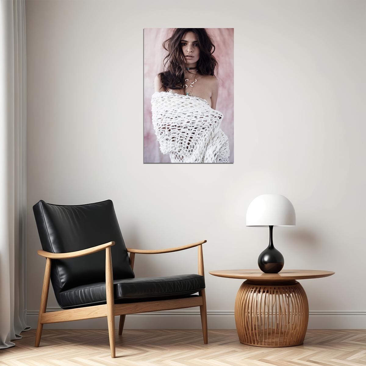 Emily Ratajkowski British-american Model Poster Wall Art Print Home Wall Decor - xonomax