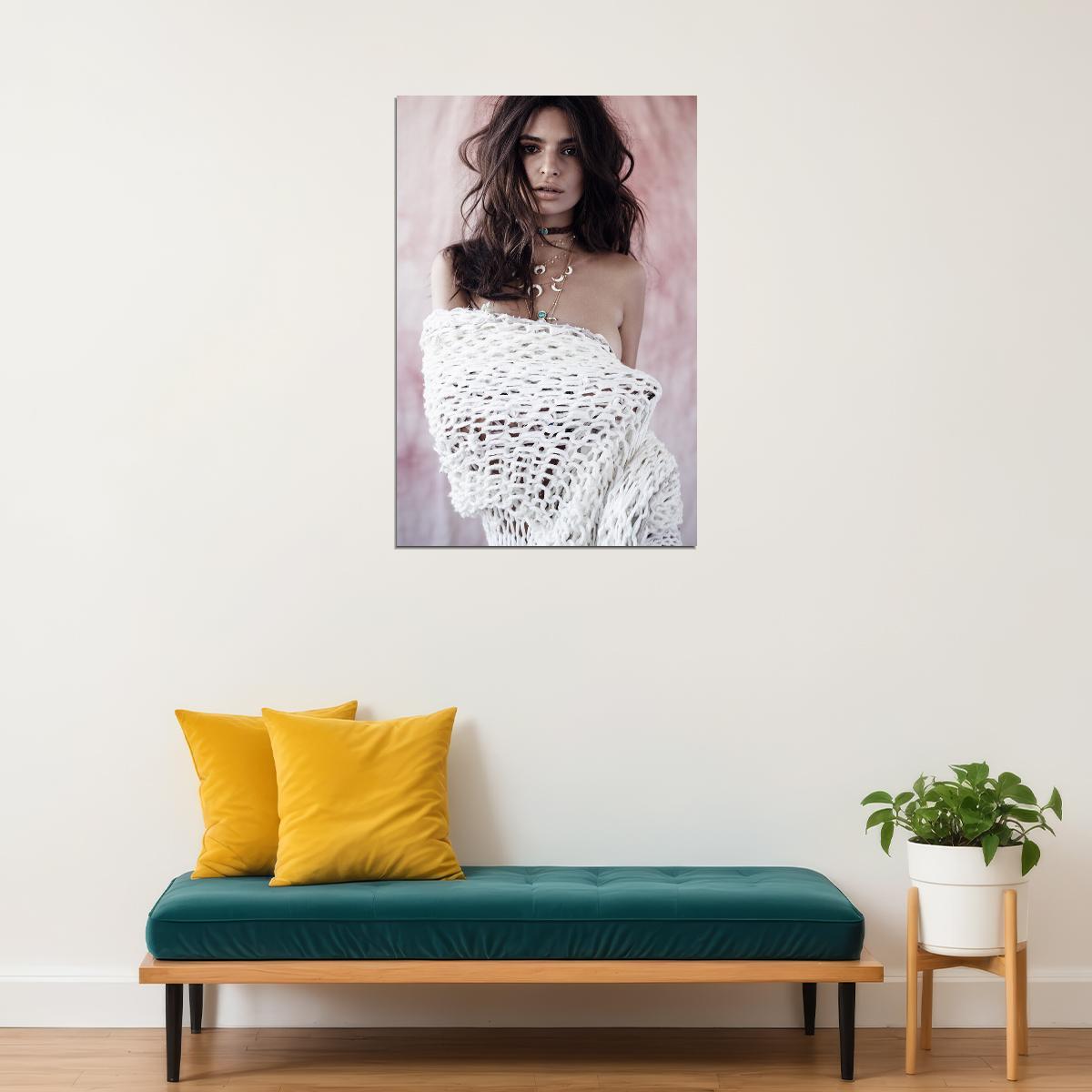 Emily Ratajkowski British-american Model Poster Wall Art Print Home Wall Decor - xonomax