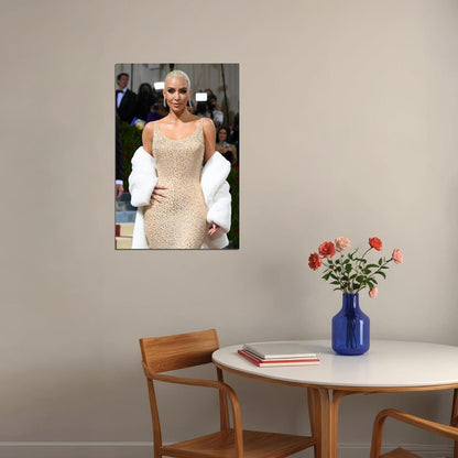 Kim Kardashian Singer Actor Model Artist Poster Wall Art Print Home Wall Decor - xonomax