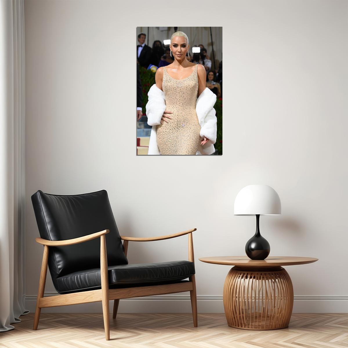 Kim Kardashian Singer Actor Model Artist Poster Wall Art Print Home Wall Decor - xonomax