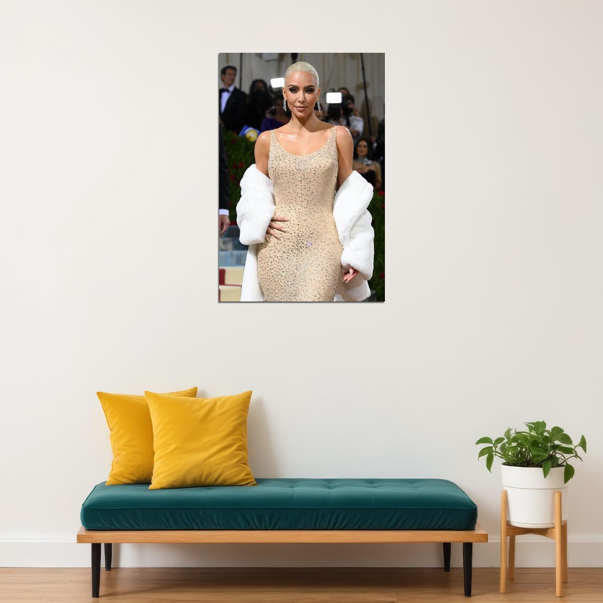 Kim Kardashian Singer Actor Model Artist Poster Wall Art Print Home Wall Decor - xonomax