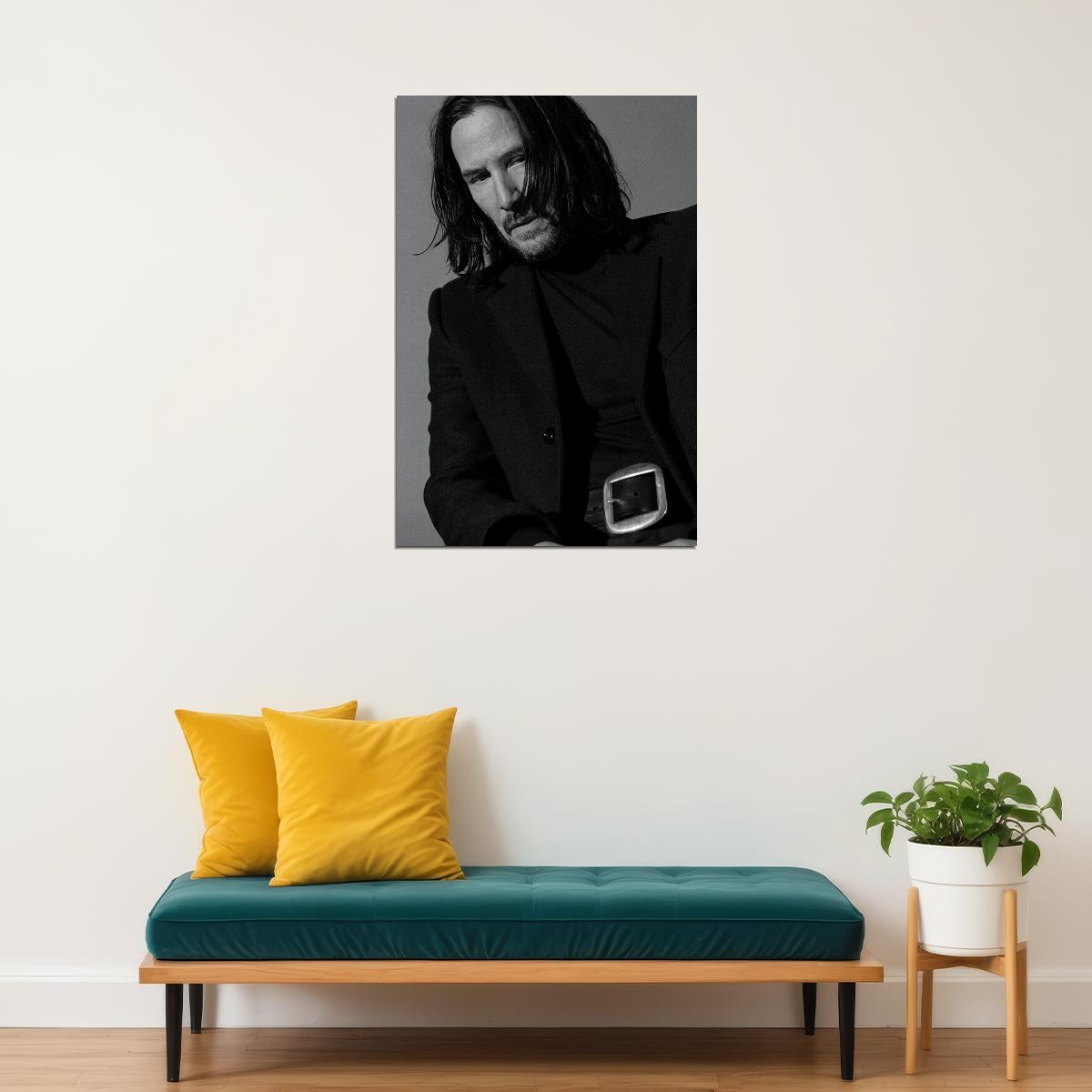 Keanu Reeves Producer Actor Director Artist Poster Wall Art Print Home Wall Decor - xonomax
