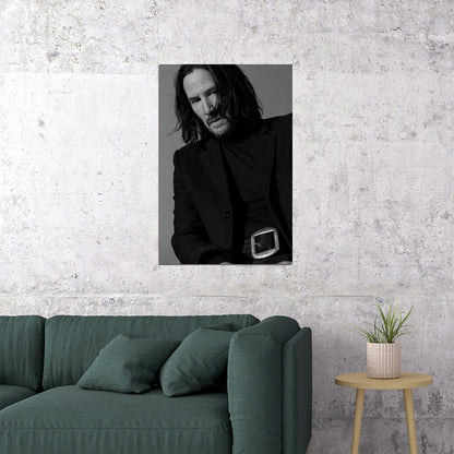 Keanu Reeves Producer Actor Director Artist Poster Wall Art Print Home Wall Decor - xonomax