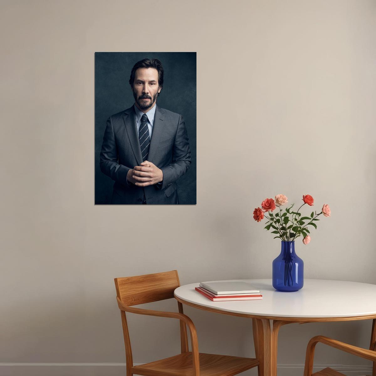 Keanu Reeves Actor Director Producer Artist Poster Wall Art Print Home Wall Decor - xonomax