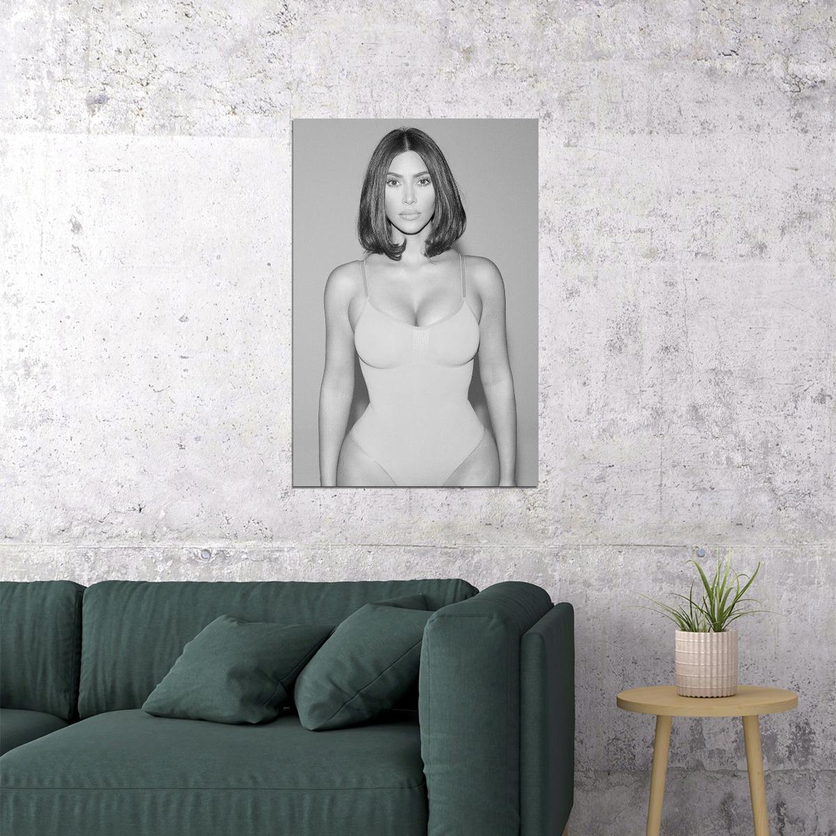 Kim Kardashian American Magazine Star Model Poster Wall Art Print Home Wall Decor - xonomax