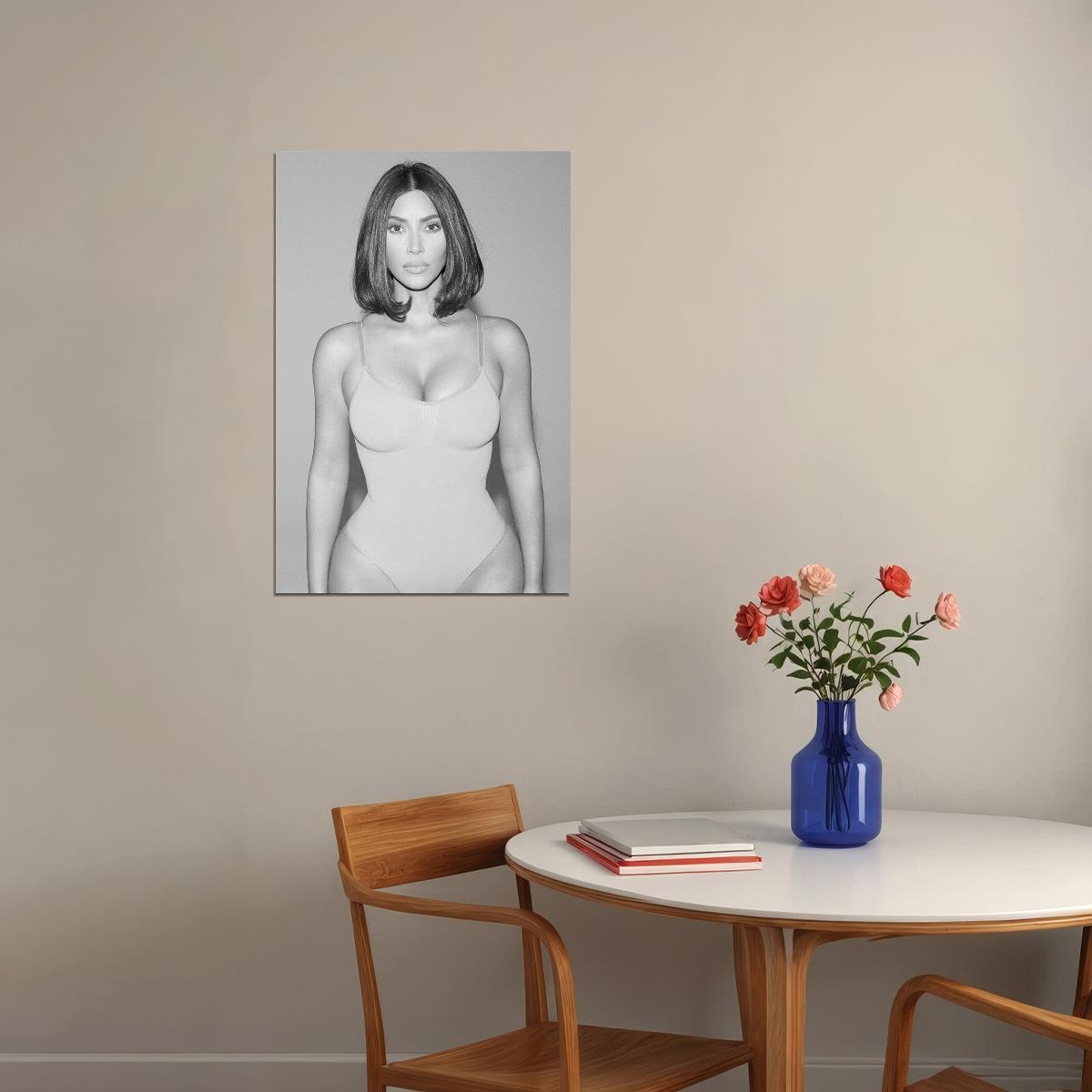 Kim Kardashian American Magazine Star Model Poster Wall Art Print Home Wall Decor - xonomax