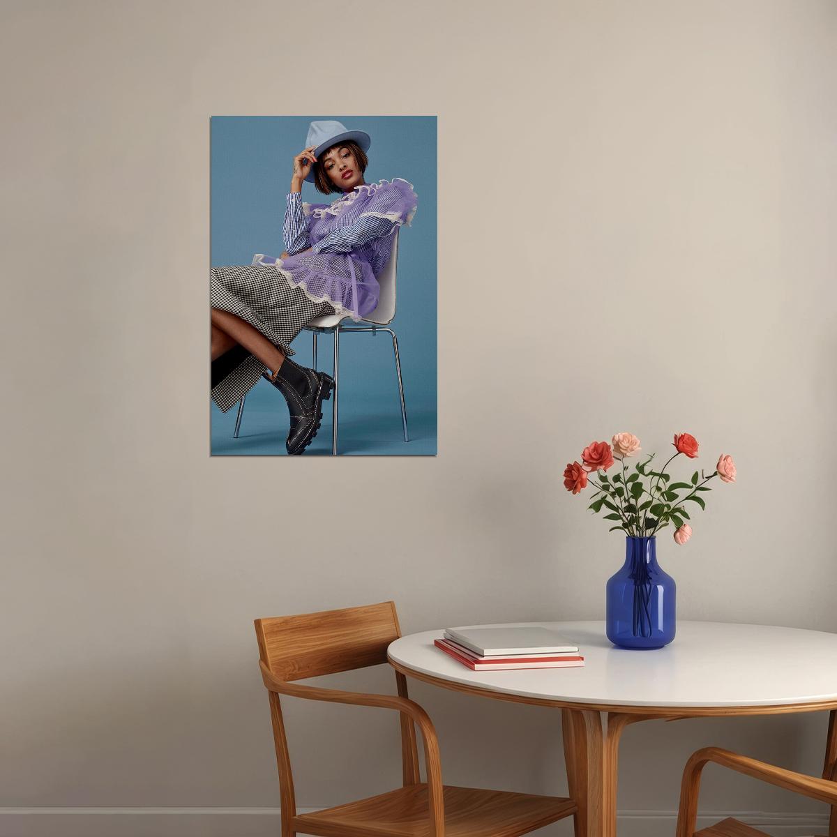 Jourdan Dunn Icon Supermodel Poster Wall Art Print Home Wall Decor - xonomax